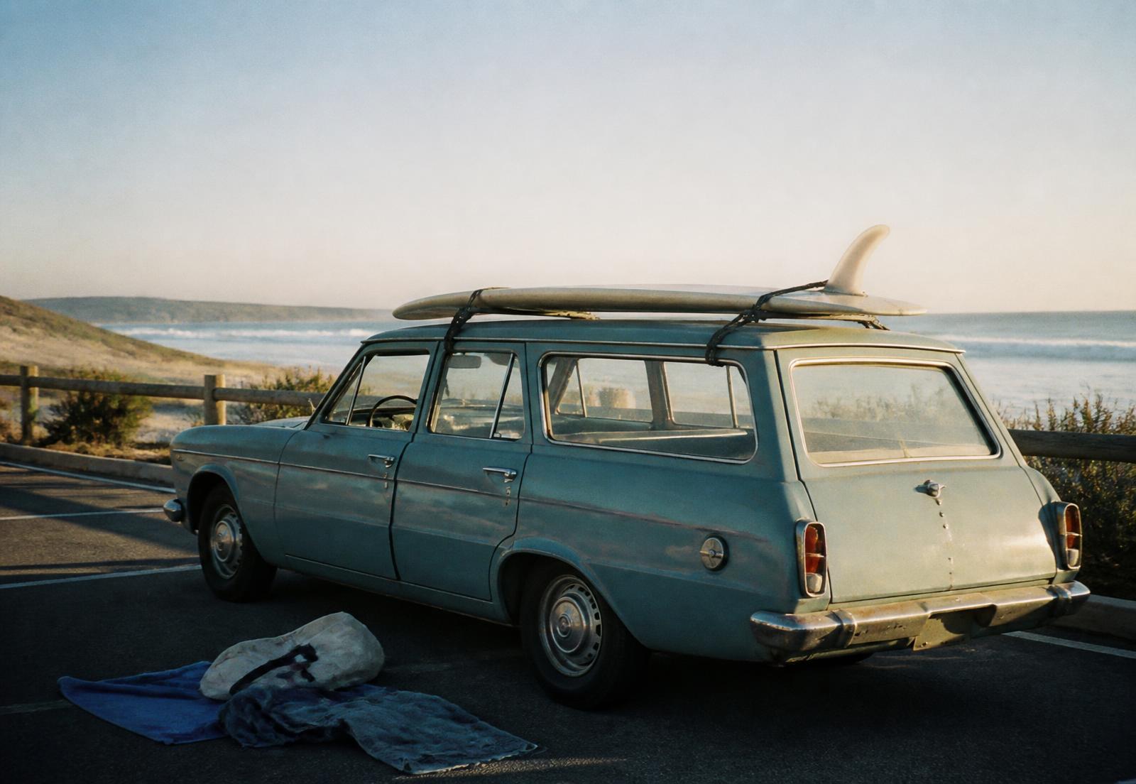 Coastal road with the sea beyond — placeholder for final photography